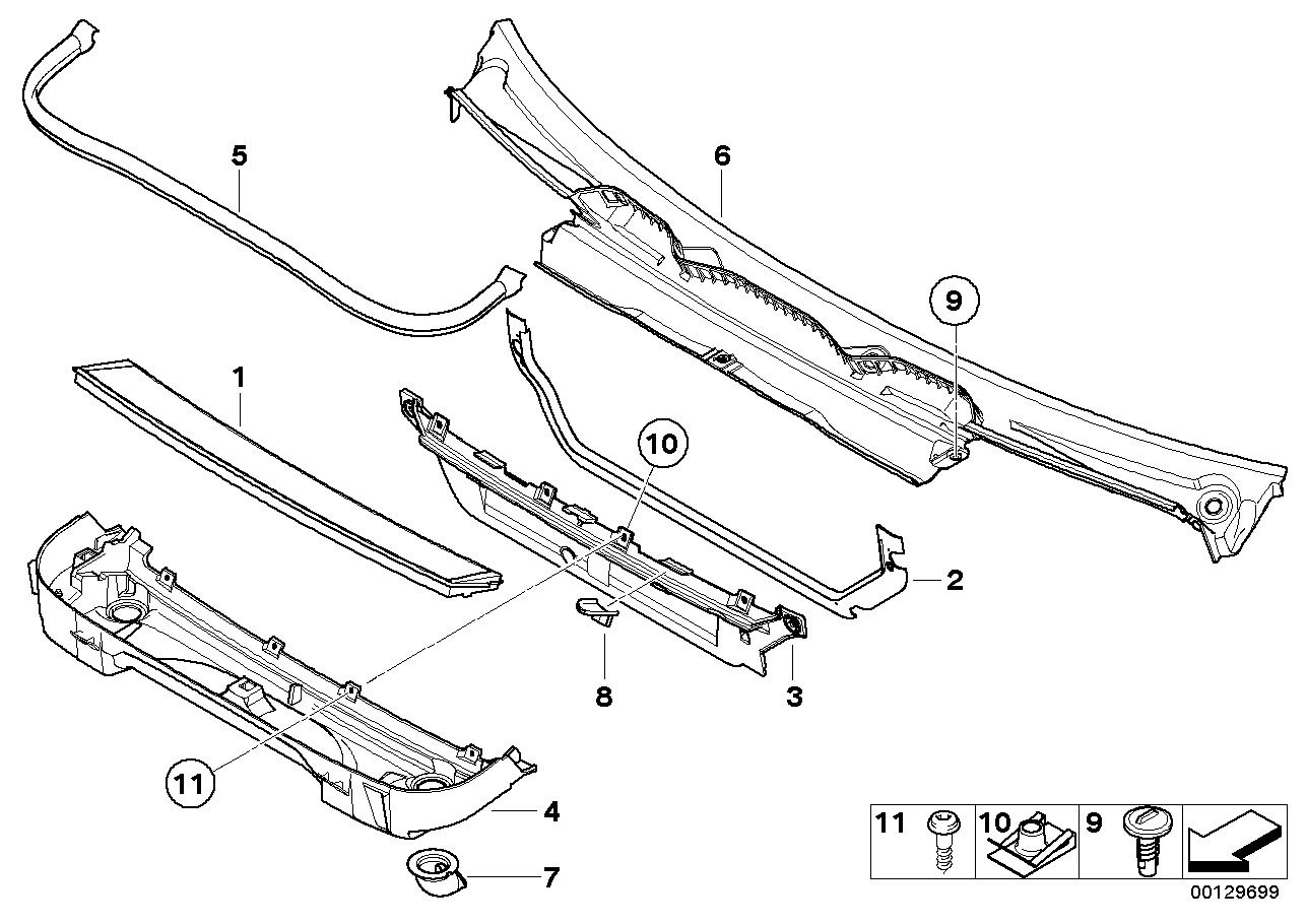 BMW 64318385244 Lock