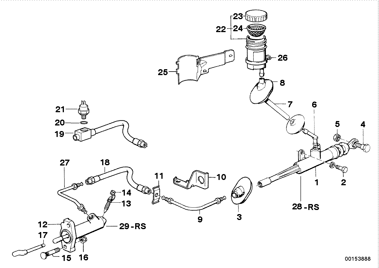 BMW 21521159631 Bracket