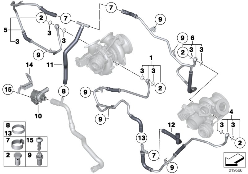 BMW 17137596930 Intermediate Holder