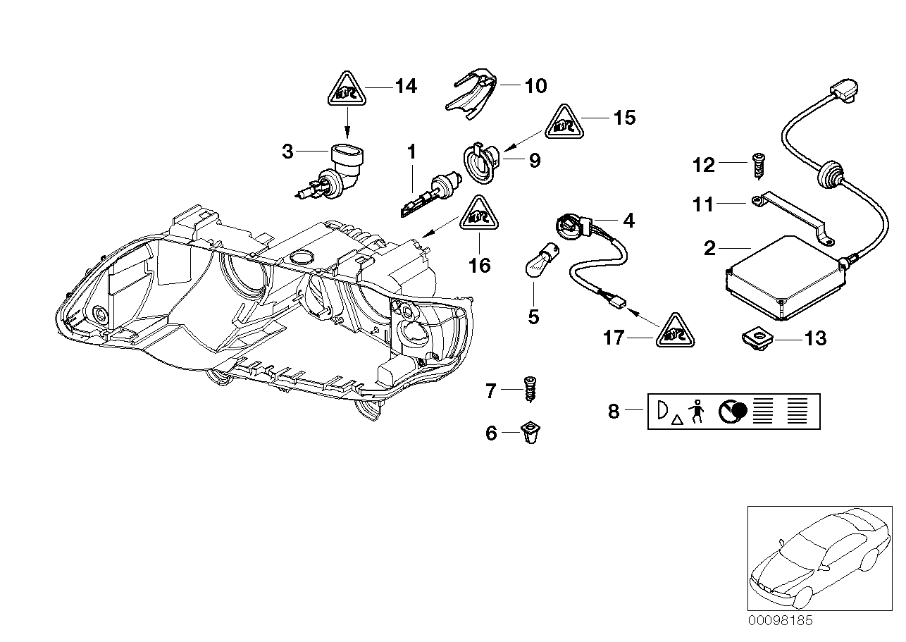 BMW 07119910365 Hex Head Screw