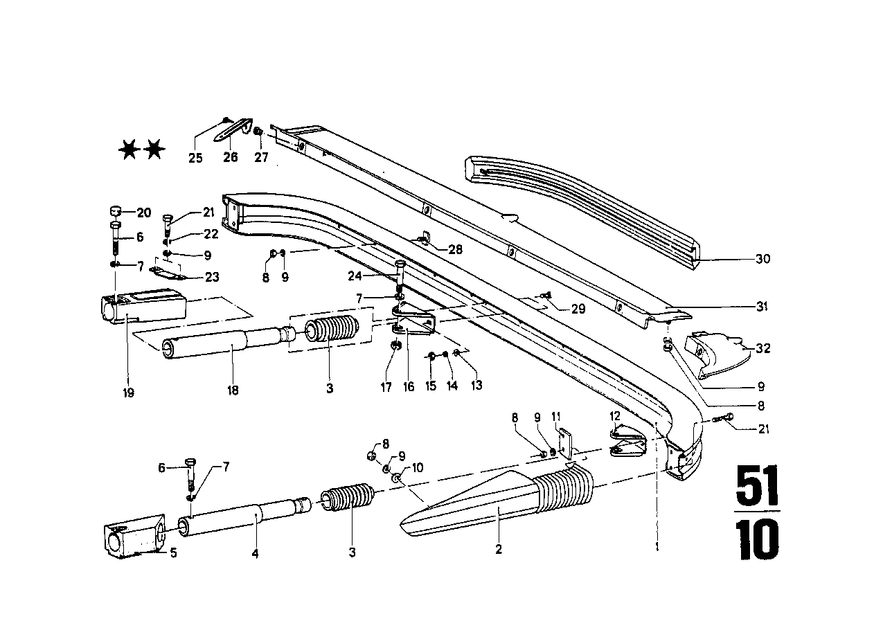 BMW 51121825863 Bumper Center