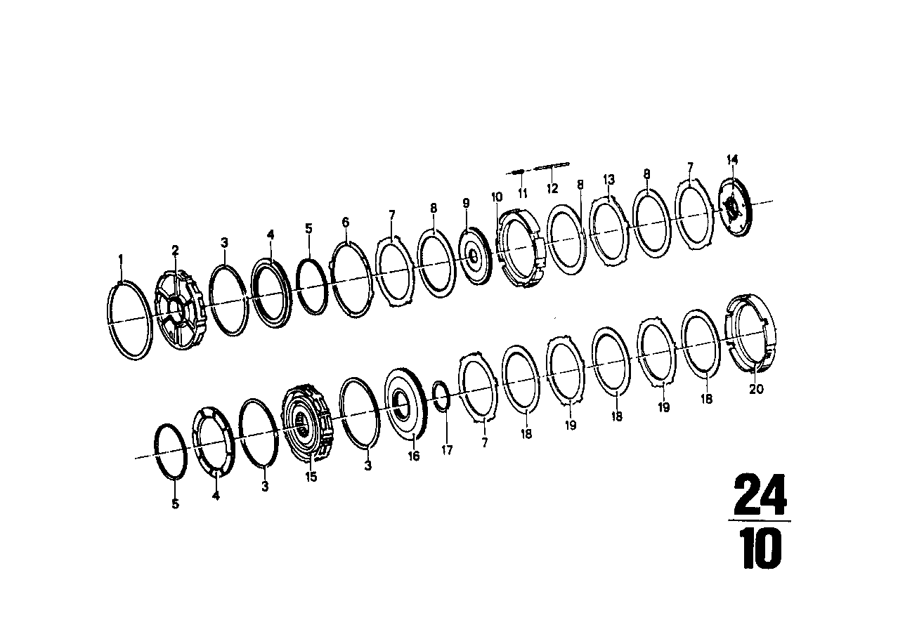 BMW 24231201058 Outer Disc