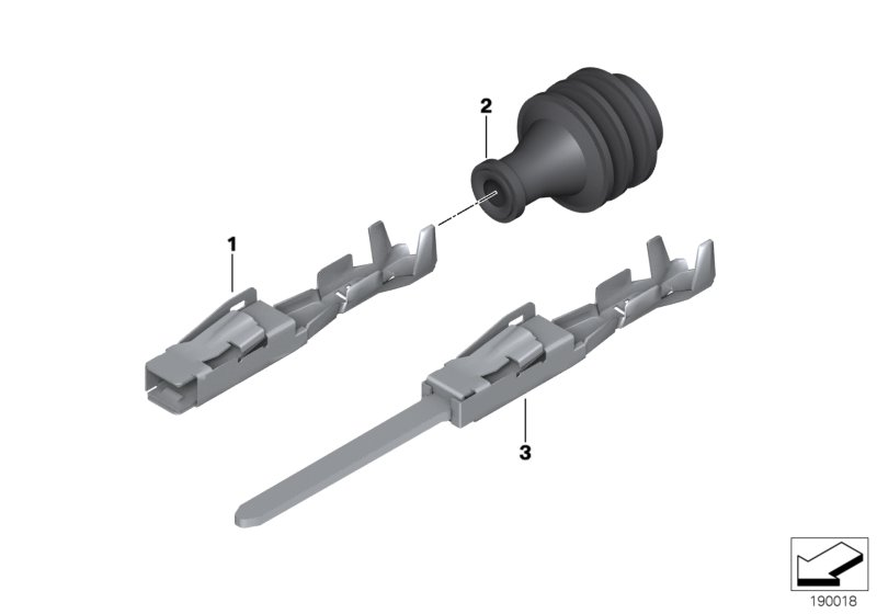 BMW 12520030685 Bushing Contact Mlk 1.2 With Cable