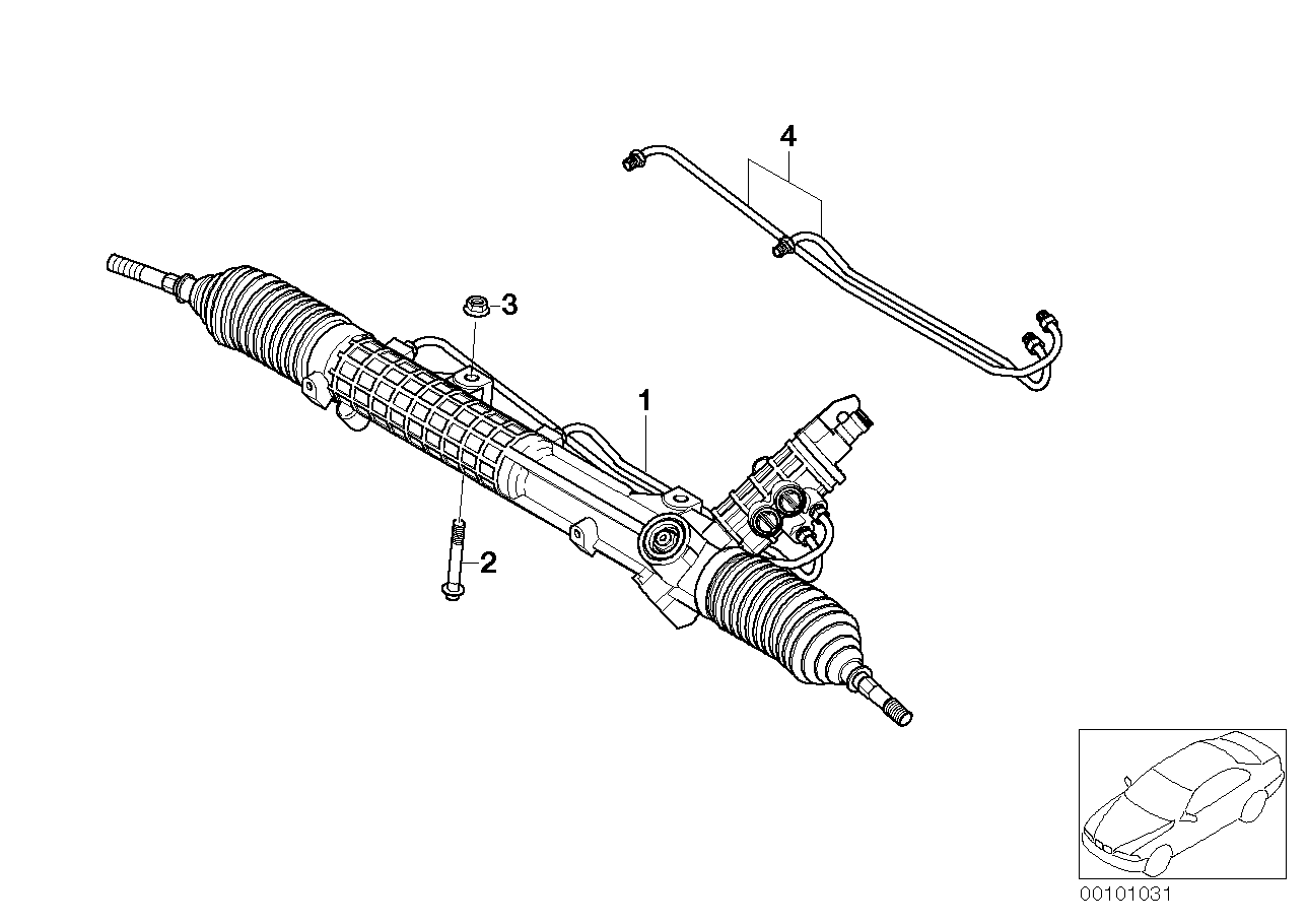 BMW 32131097315 Exchange Hydro Steering Gear