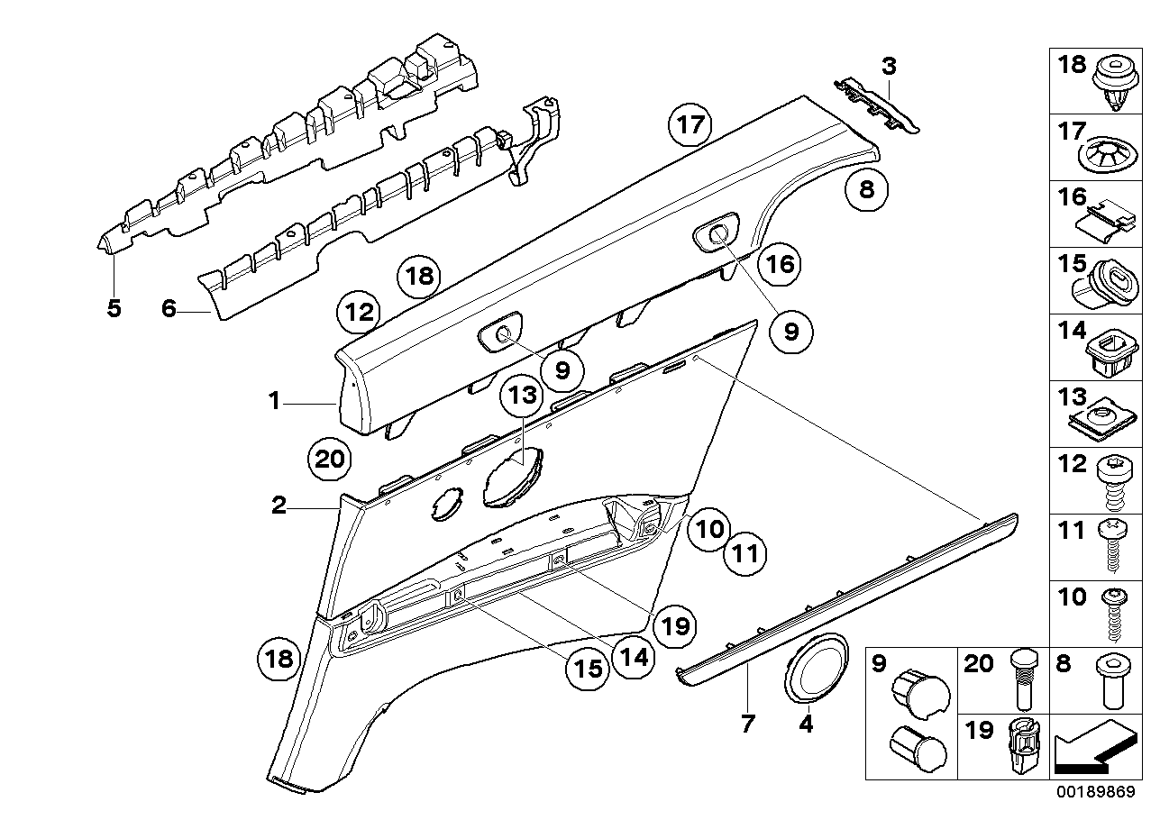 BMW 07129904424 Phillips Head Screw For Plastic Material