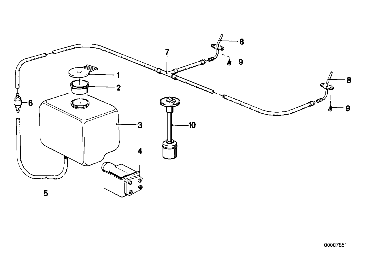 BMW 61661355187 Spray Nozzle