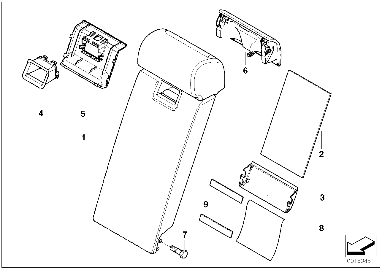 BMW 52203422263 Multi-Purpose Armrest