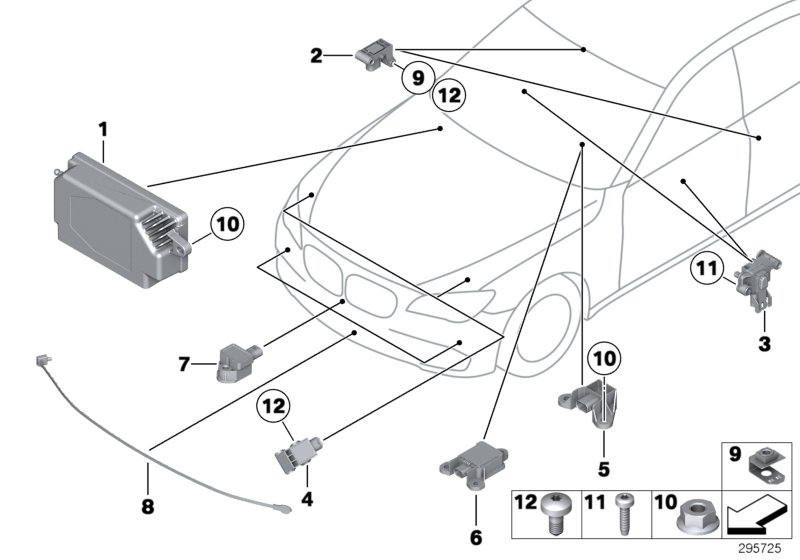 BMW 11117685316 Isa Screw