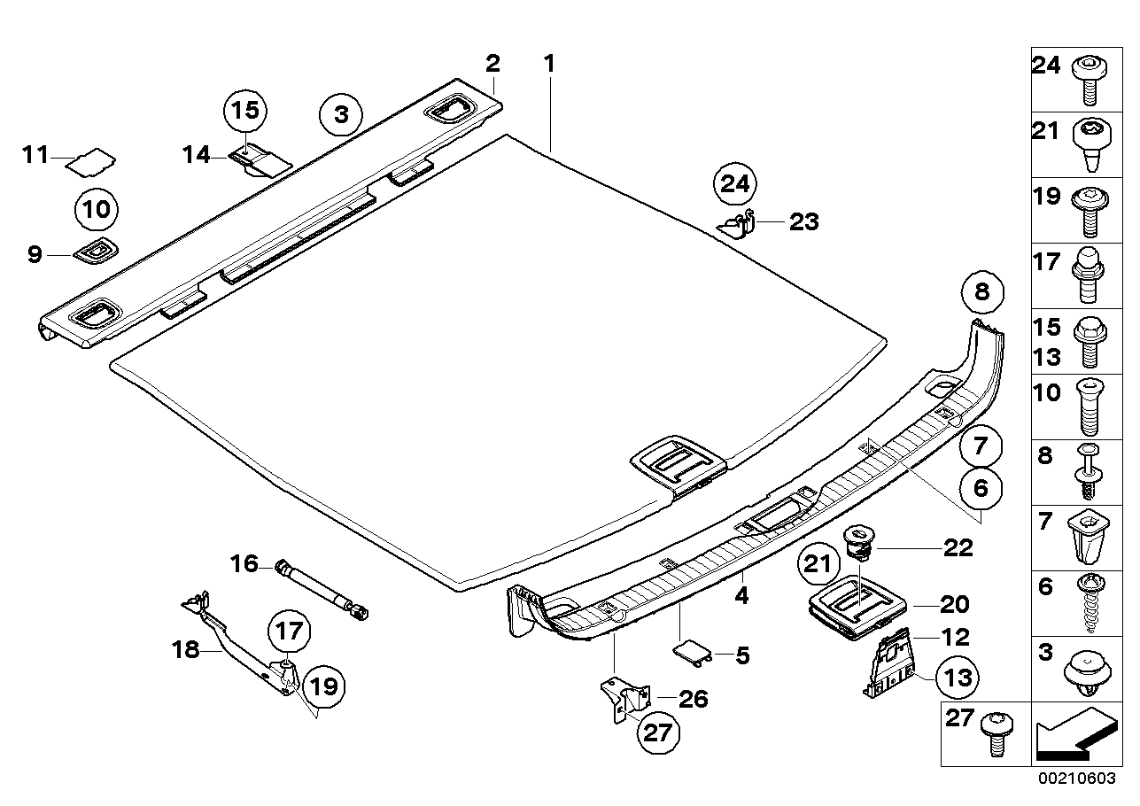 BMW 51477140825 Lashing Eye