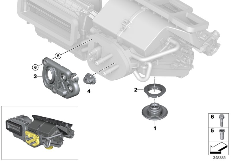 BMW 64119290525 Condensation Water Outlet Hose