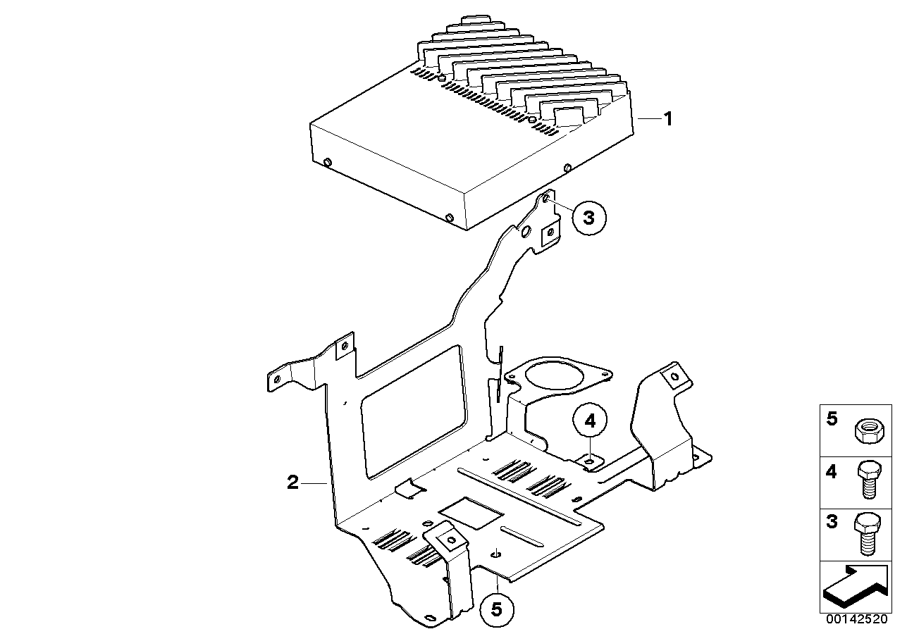 BMW 65126960925 Amplifier Hifi System