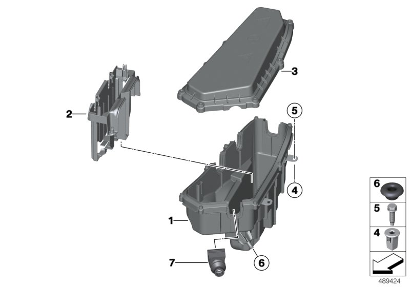 BMW 12908509722 Control Unit Box