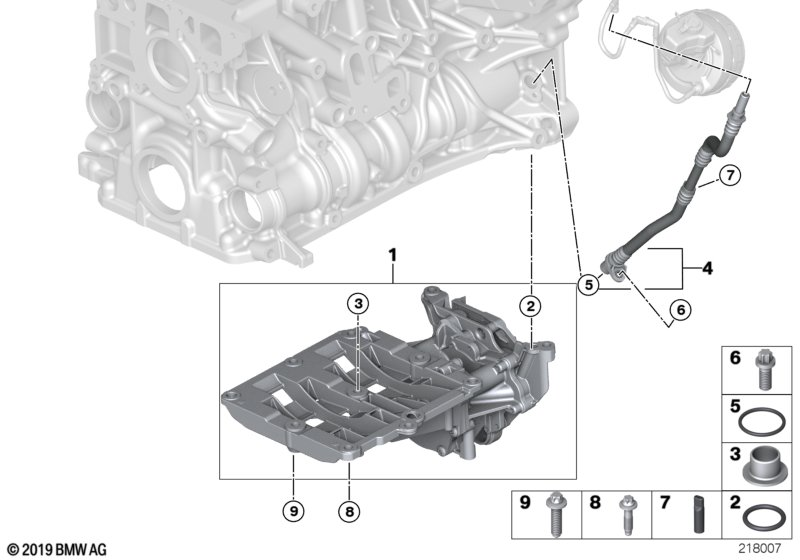 BMW 11668508215 Vacuum Pipe