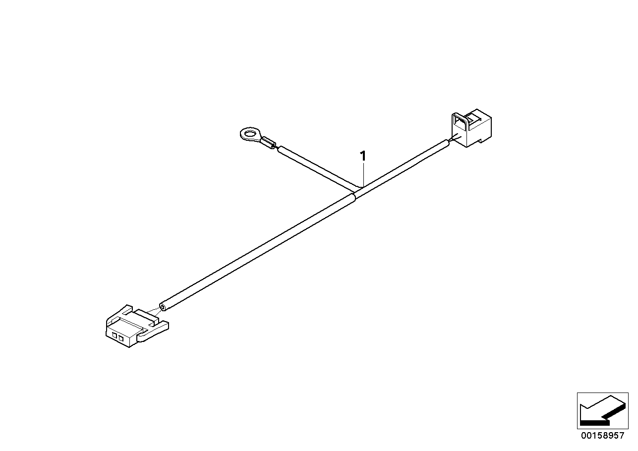 BMW 61129141446 Power Supply, Hydraulic Pump