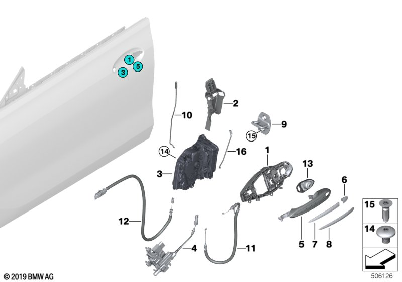 BMW 51217215578 ADAPTER FOR SUPPORT, FRONT