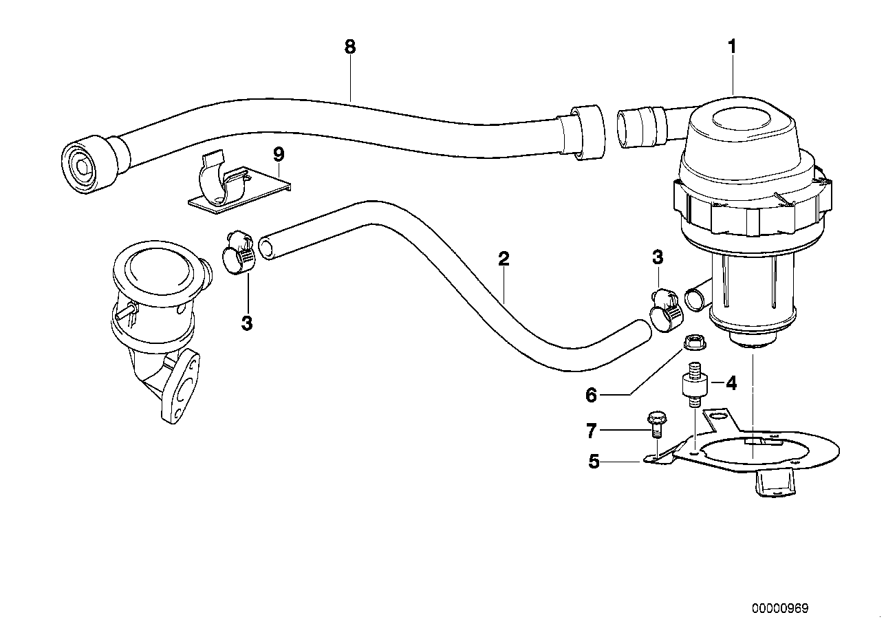 BMW 07119913215 Hex Bolt With Washer