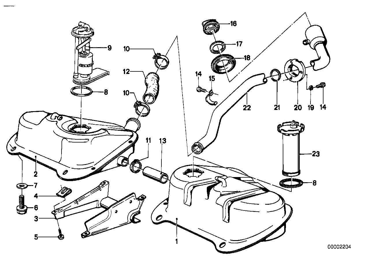 BMW 16111118379 Filler Cap Without Lock