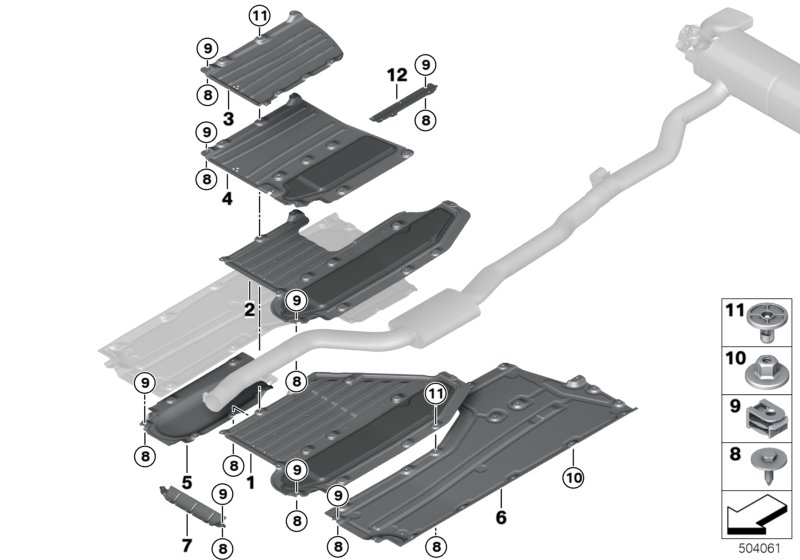 BMW 51758072711 AIR GUIDE