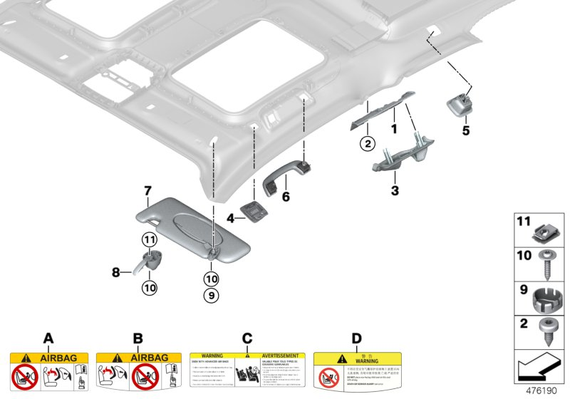 BMW 51167326913 Cover, Screw Connection