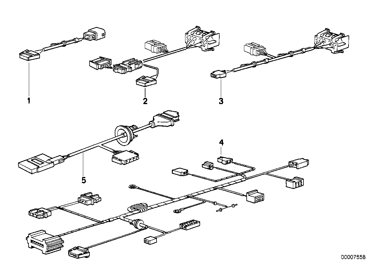 BMW 61128359188 Wiring Set For Independent Ventilation