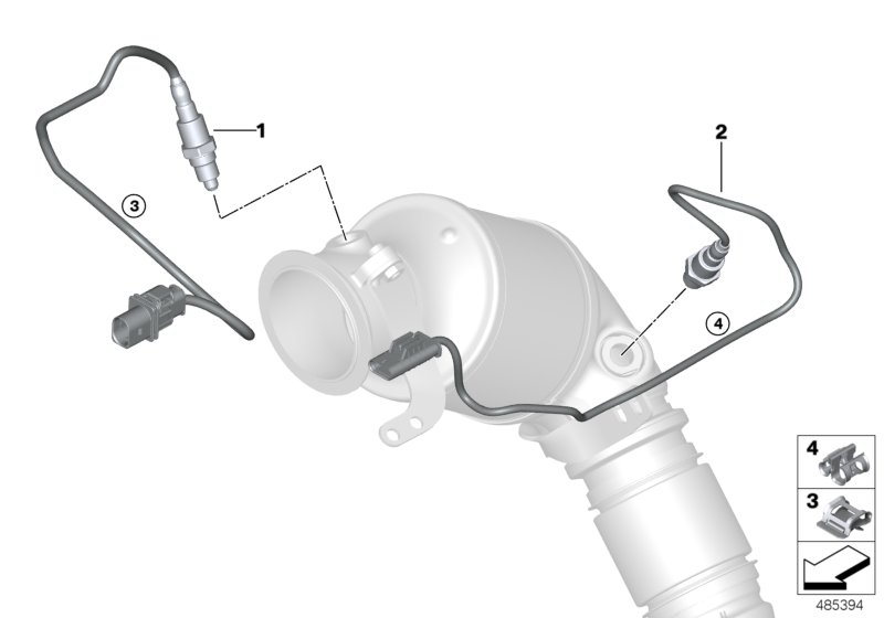 BMW 11117672167 Cable Clamp