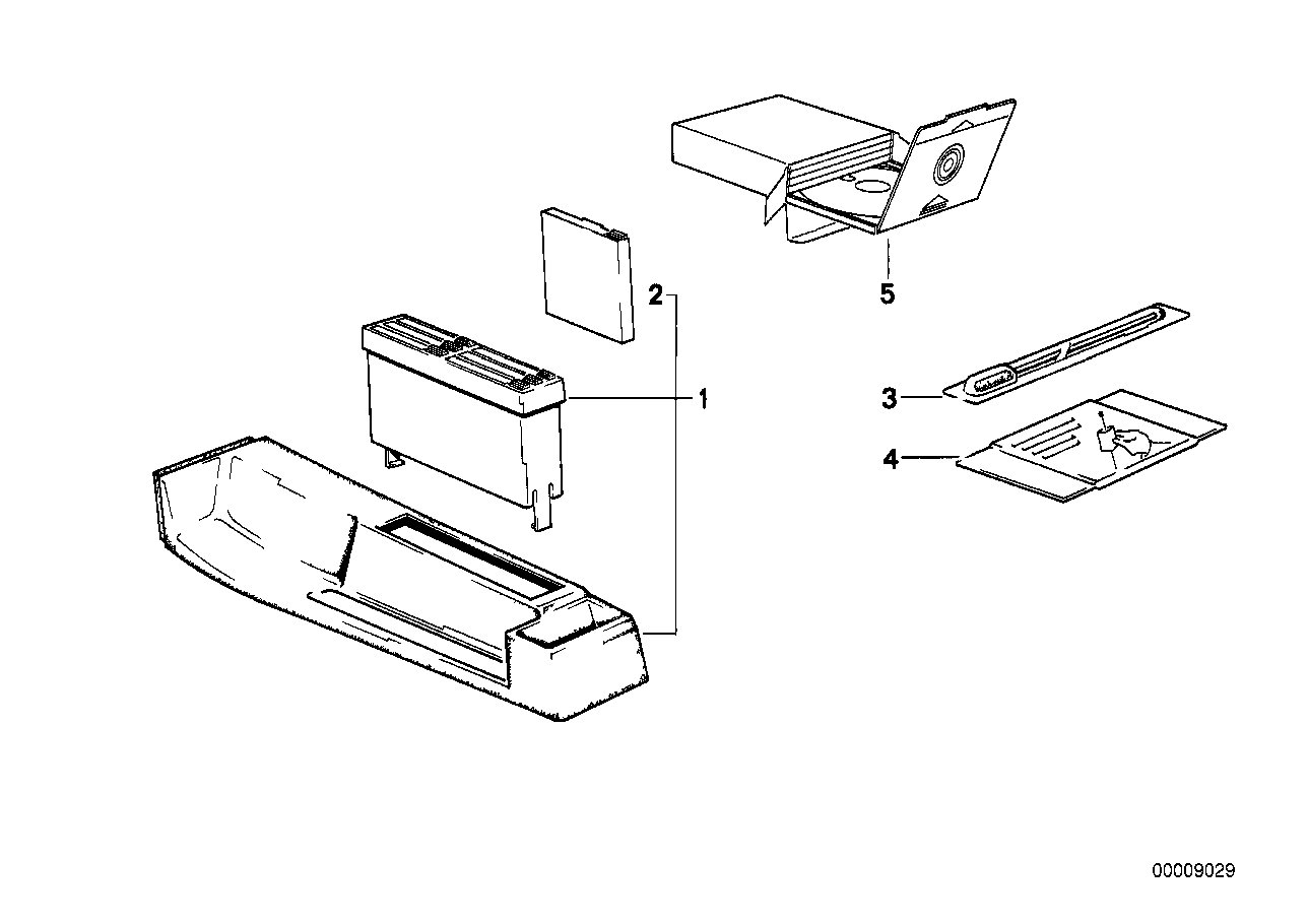 BMW 65111375261 Cassettedrawer