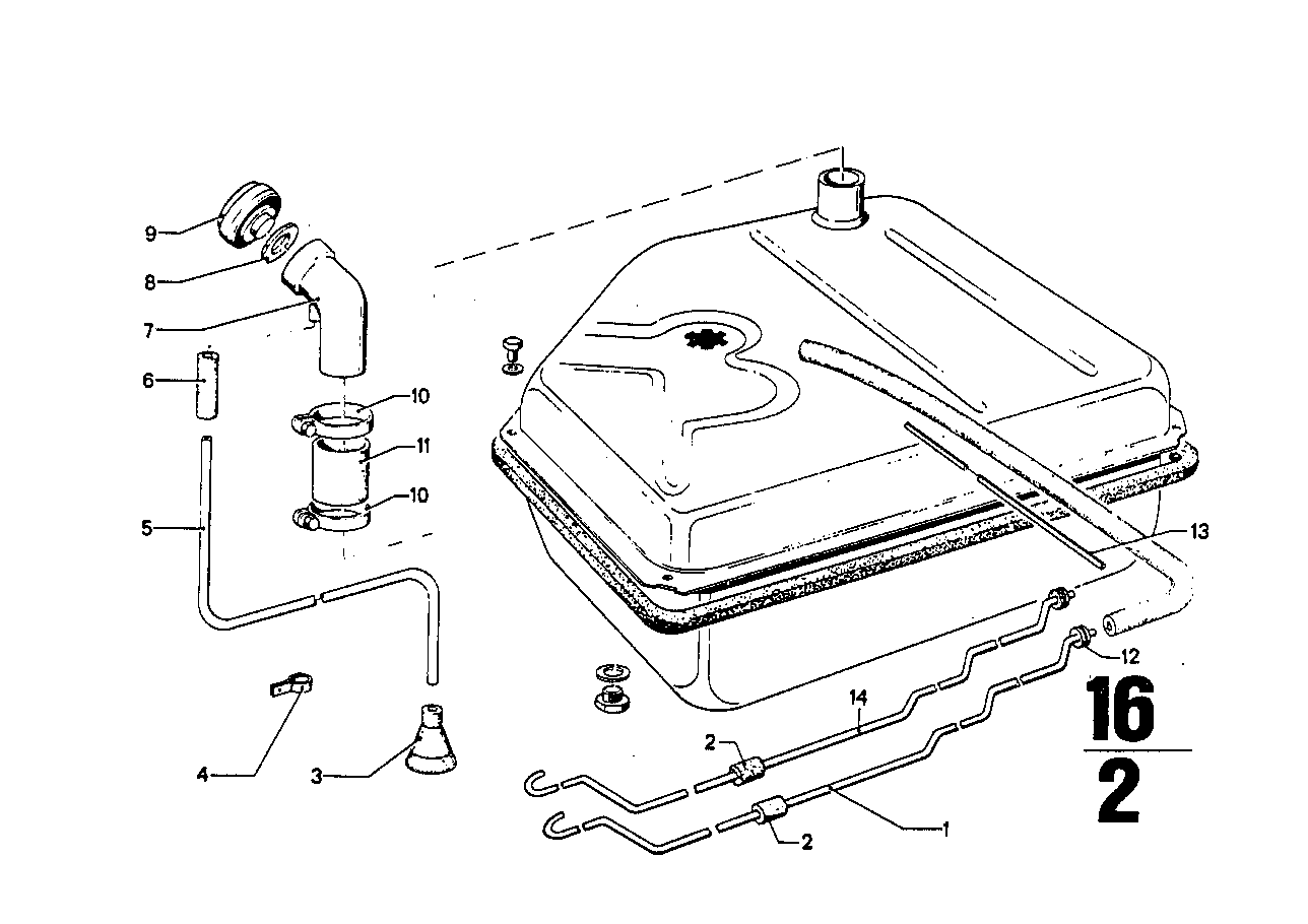 BMW 16121107875 Return Pipe