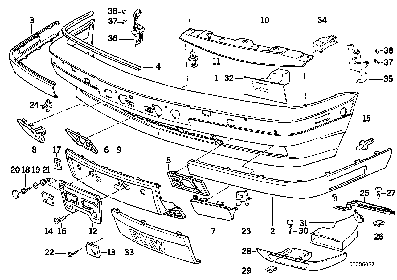 BMW 07119907953 Fillister Head Self-Tapping Screw