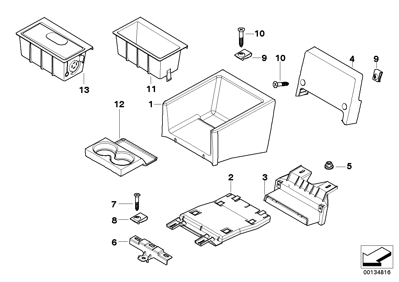 BMW 51168199768 Insert