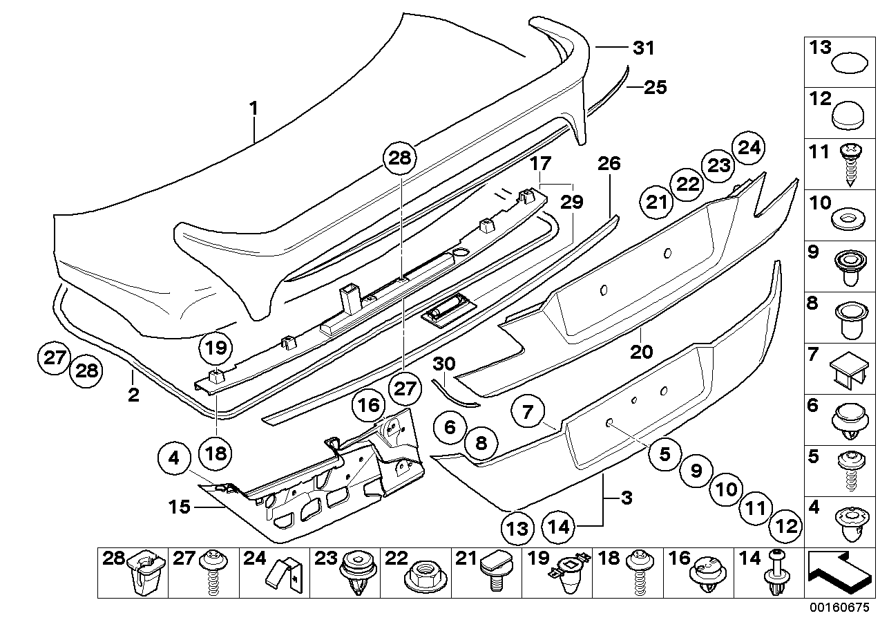 BMW 51137037091 Clamp