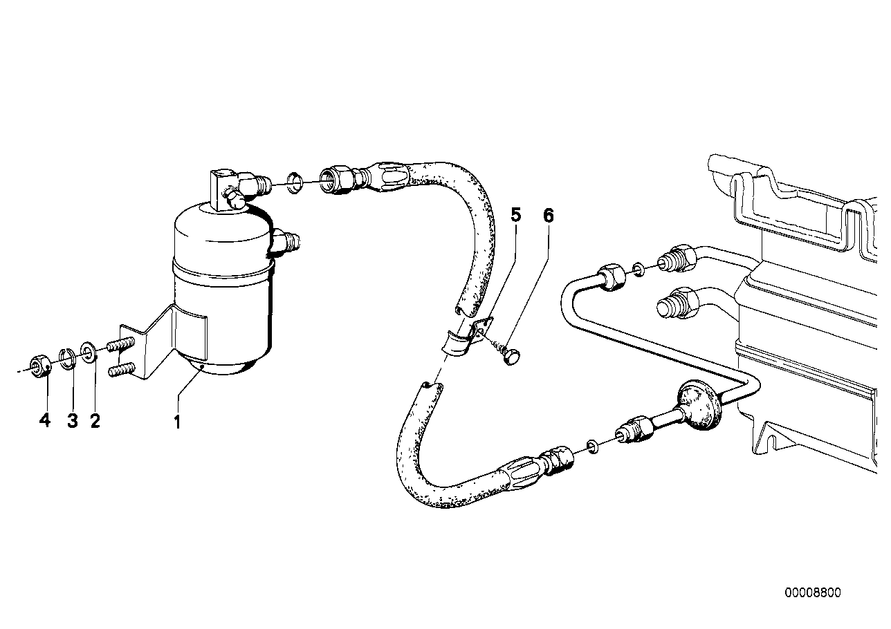 BMW 64531368908 Drying Container