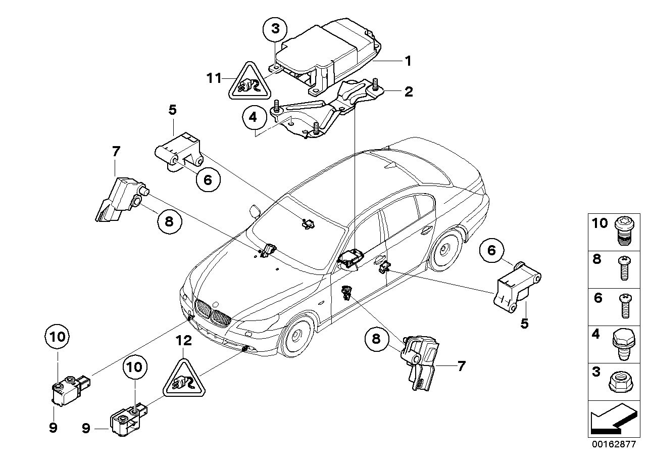 BMW 65779118168 Sensor Door