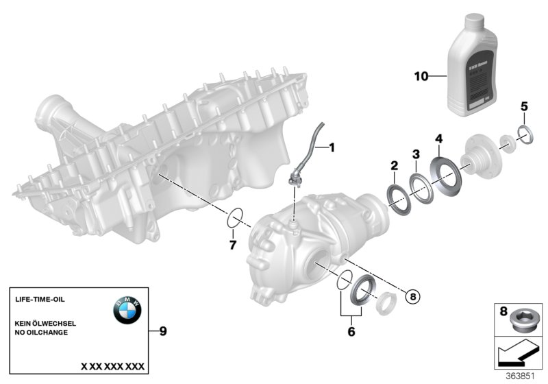 BMW 31507625115 Vent Pipe