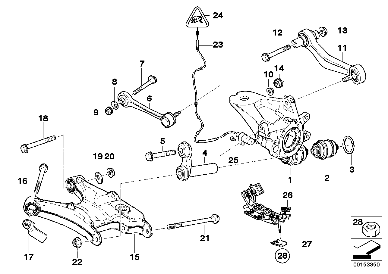 BMW 07146888626 ECCENTRIC BOLT