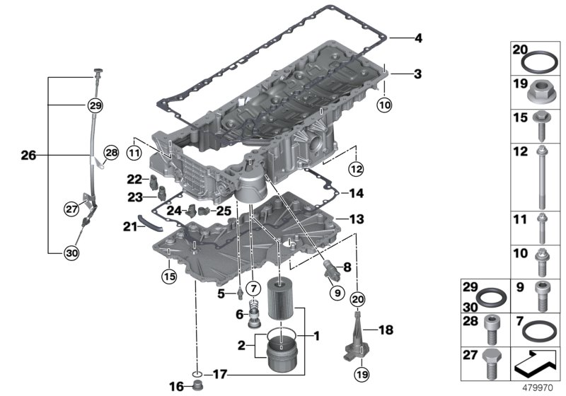 BMW 11427585703 Control Valve