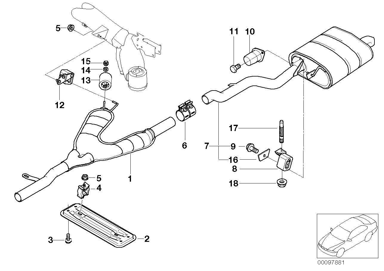 BMW 18301437653 Vibration Absorber