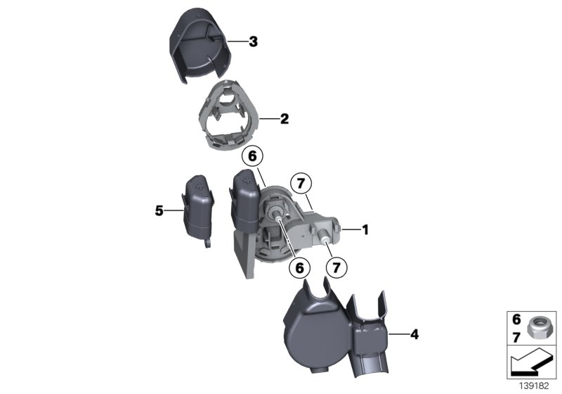 BMW 61149144884 Distributor, External Ignition Base