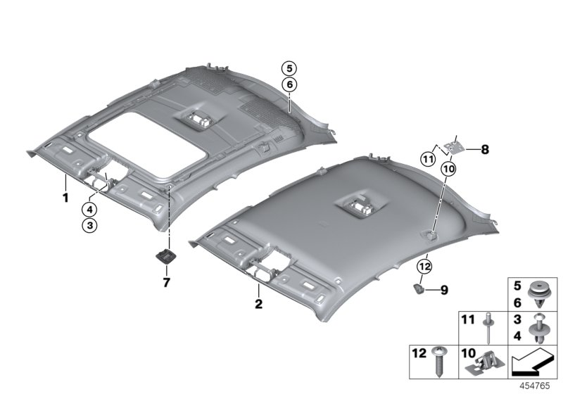 BMW 51447245444 Cover, Microphone