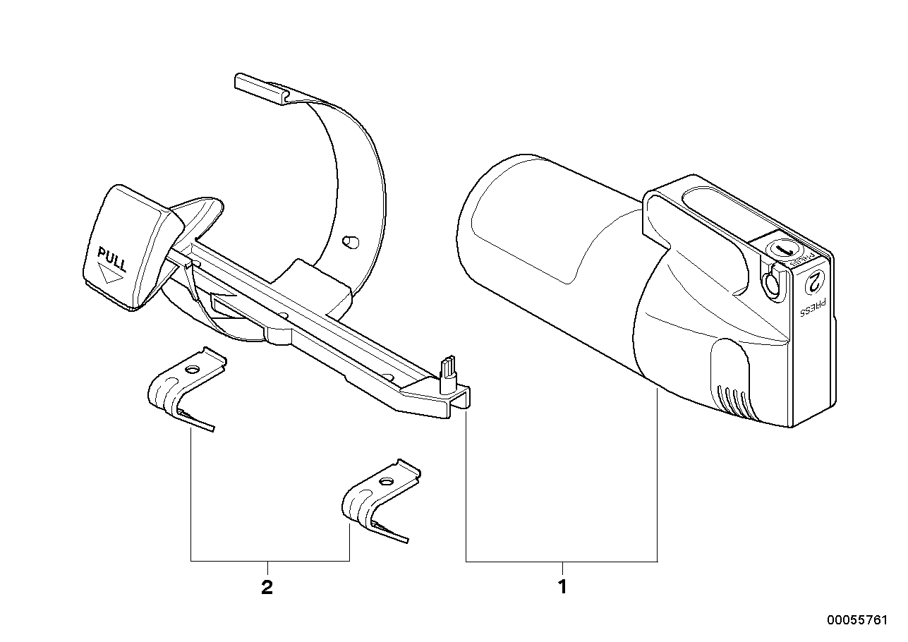 82279413886 BMW Fire Extinguisher Holder