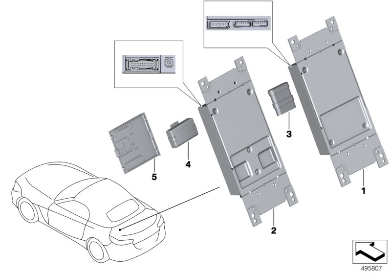 BMW 84108729592 TELEMATICS CONTROL UNIT