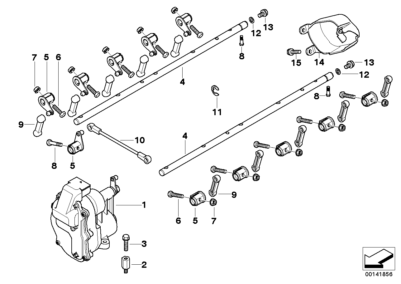 BMW 13547834026 Pull Rod