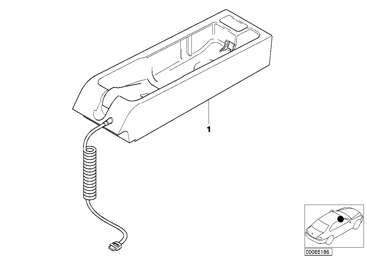 BMW 84216906975 Eject Box,Mobile Telephone,Network Cdma