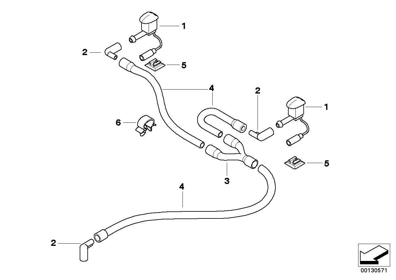 BMW 84337007222 Distribution Piece