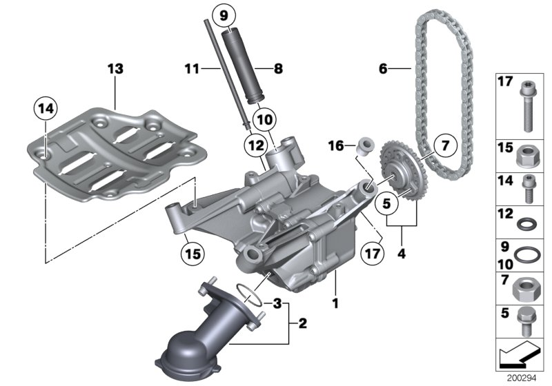 BMW 11417585603 Suction Pipe