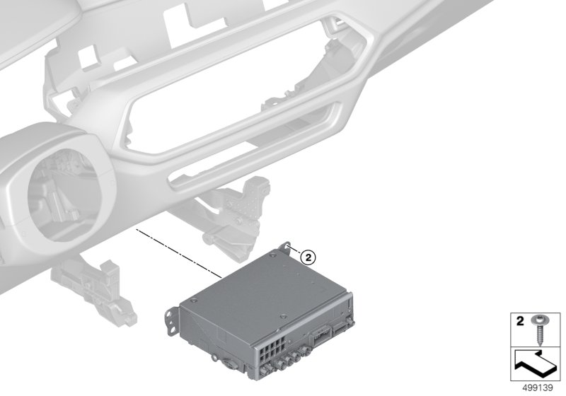 BMW 65125A02D29 HEAD UNIT HIGH 3