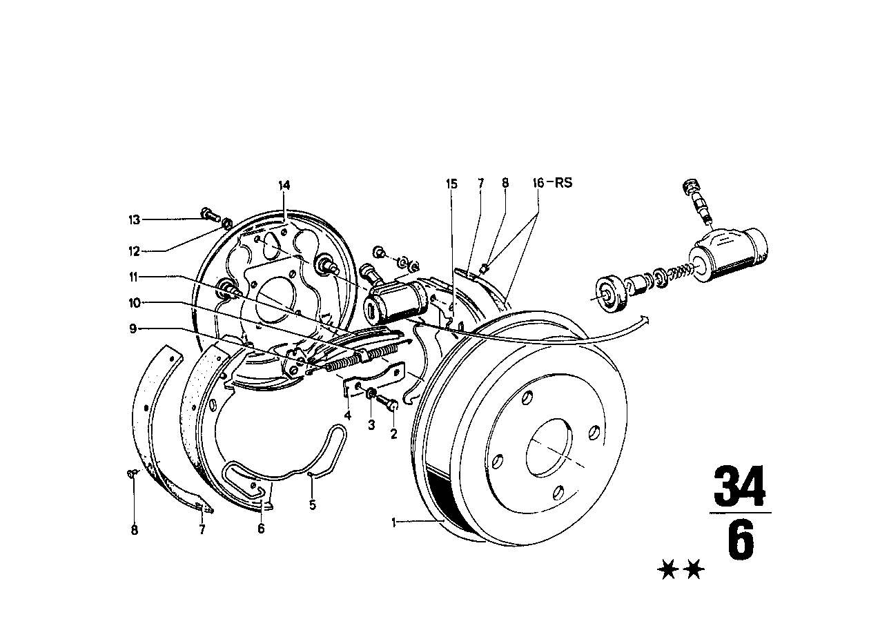 BMW 34213061716 Tension Spring