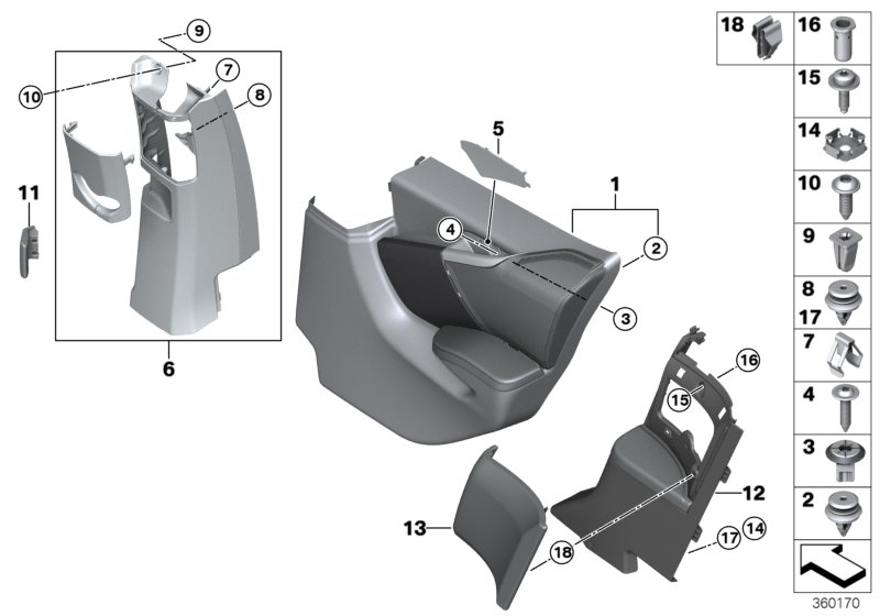 BMW 07147312705 SHEET-METAL CLIP