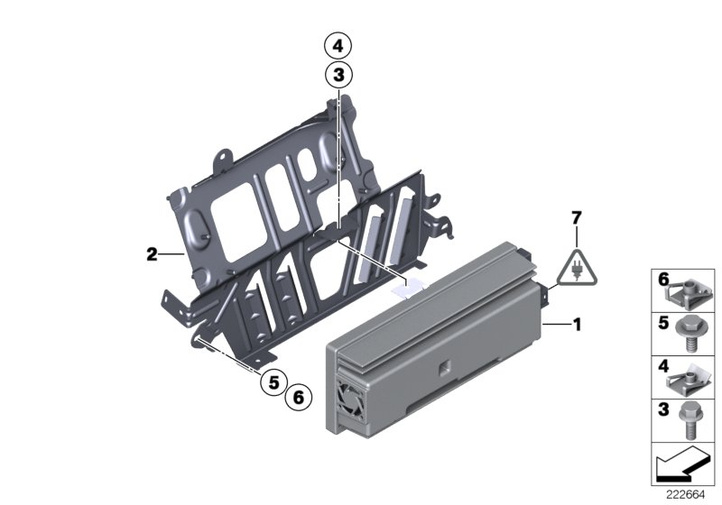 BMW 65129312519 Top-Hifi System Amplifier