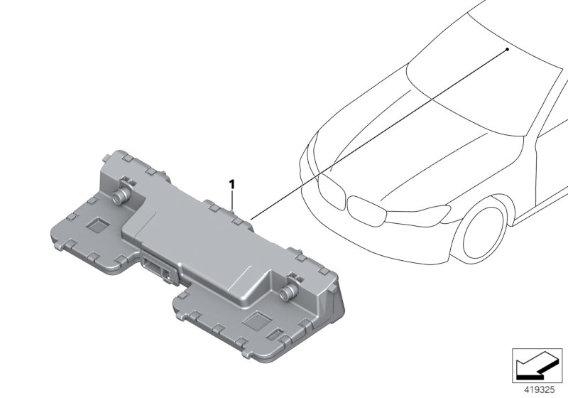 BMW 66516824300 Camera-Based Driver Assistance System