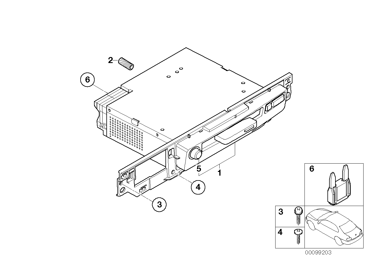 BMW 65126937734 Audio System Controller Cc